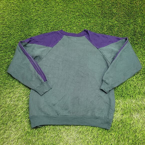Vintage Y2K MacGregor Cropped Sweatshirt Large 22x25 Green - Picture 2 of 11